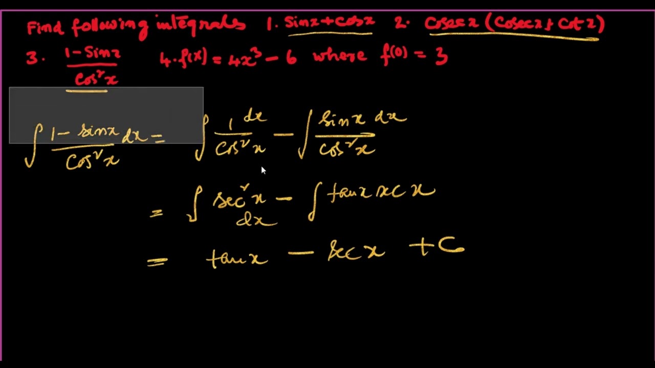 Class 12 Mathematics Chapter 7 exercise 7 2 examples 5 to 7 NCERT