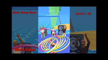 Hula Hoop Race gameplay  walkthrough part-1 level 1- level 10