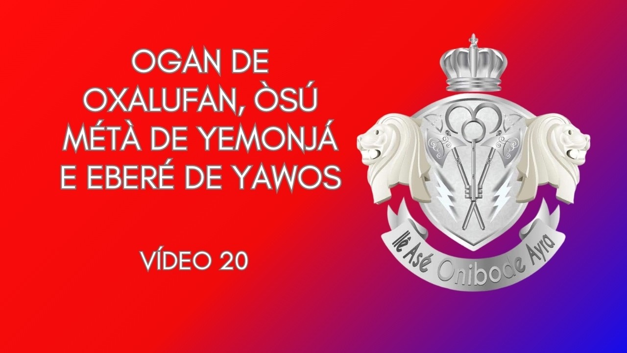 Ogan de Oxalufan, Òsú Métà de Yemonjá e Eberé de Yawos em Ilê Asé Onibodê Ayra 27012024  video20