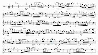Bach 'Air on G string'(G선상의 아리아) Alto Saxophone Sheet Music *아래 설명 꼭 참조*