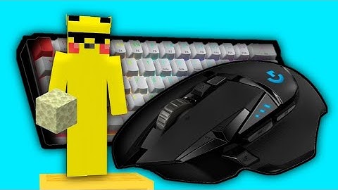 [120 FPS] Keyboard + Mouse Sounds ASMR // Cubecraft Bridge
