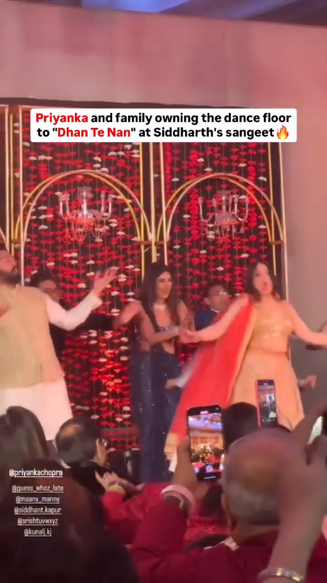 Priyanka Chopra SETS the dance floor on fire at brother Siddharth’s Sangeet ceremony #shorts