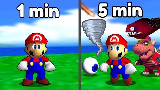 Mario 64 but a Random Enemy Spawns Every Second