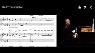 Vignette de la vidéo "Keith Jarrett Piano Transcription with Video"