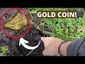 VERY RARE GOLD COIN! Found Metal Detecting- LIVE!