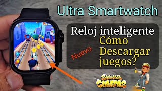 Cómo descargar juegos 🎮 en cualquier Reloj Inteligente Ultra? | Serie 8/9 T500 T800 T900.. screenshot 3