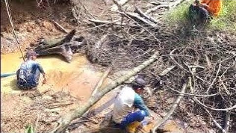 SALAH SATU CARA MENCARI IKAN DI MUSIM KEMARAU DI DESA