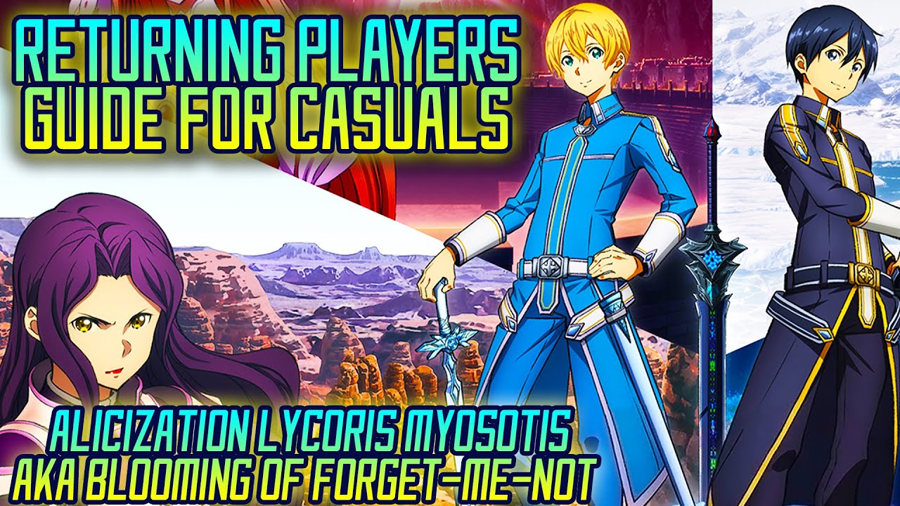 New playable characters announced for Sword Art Online: Alicization Lycoris  — Maxi-Geek