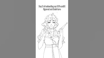Animated My OC: Meet Ny! 👑 #ocanimation #animeart #characterdesign #digitalart #artistshorts
