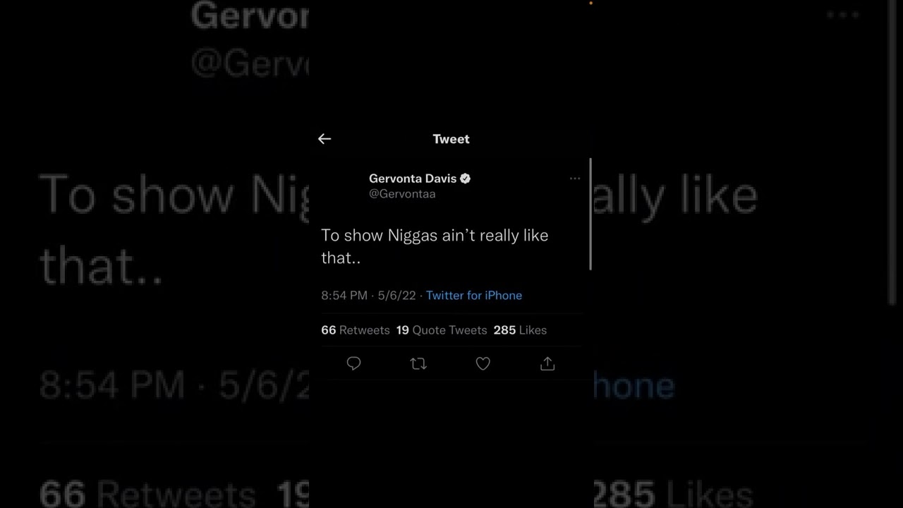 Shakur Stevenson & Gervonta Davis Tank twitter exchange. Talk about fight against each other