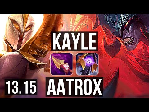 KAYLE vs AATROX (TOP) | 700+ games, 8/2/6, Godlike, 900K mastery | EUW Diamond | 13.15
