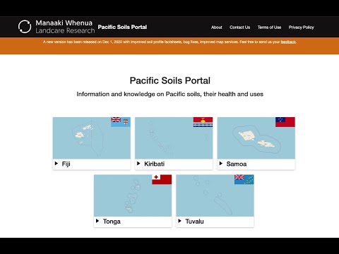 How to use the Pacific Soil Portal forTonga