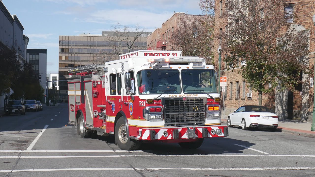 EMS Run for New Rochelle FD Engine 21 & Empress EMS 30A1 11/12/22 YouTube