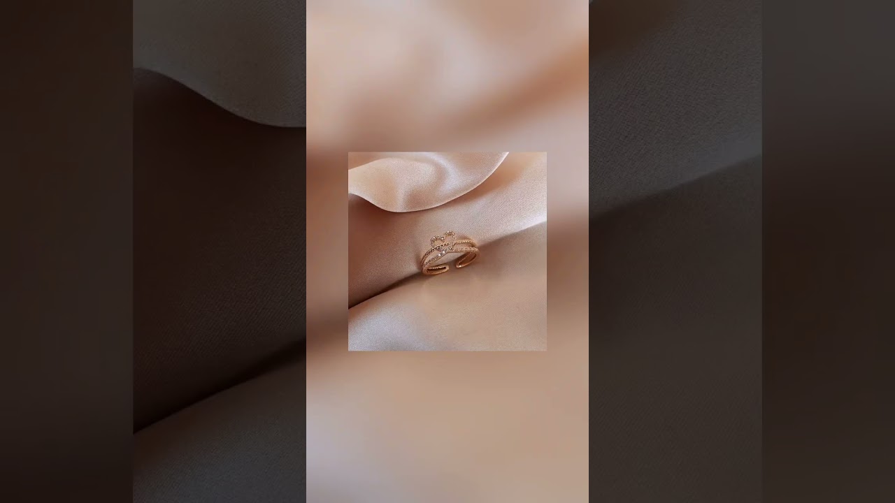 "Stunning Gold Ring Designs for Girls 