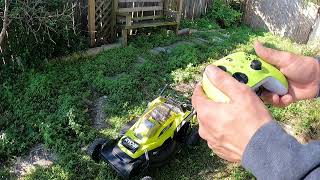 Remote control lawnmower