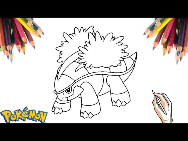 Desenhos Para Colorir De Grotle Aventuras Com Turtwig: Desenhos Para