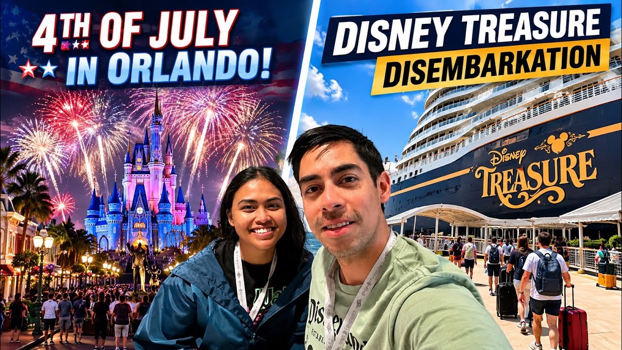 Disembarking the TREASURE + 4th of July in our favorite City!