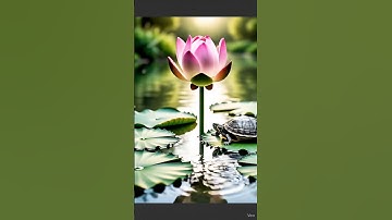 “The Turtle and the Lotus | A Heartwarming Nature Story 🌸🐢” #aistory #story #video #shorts