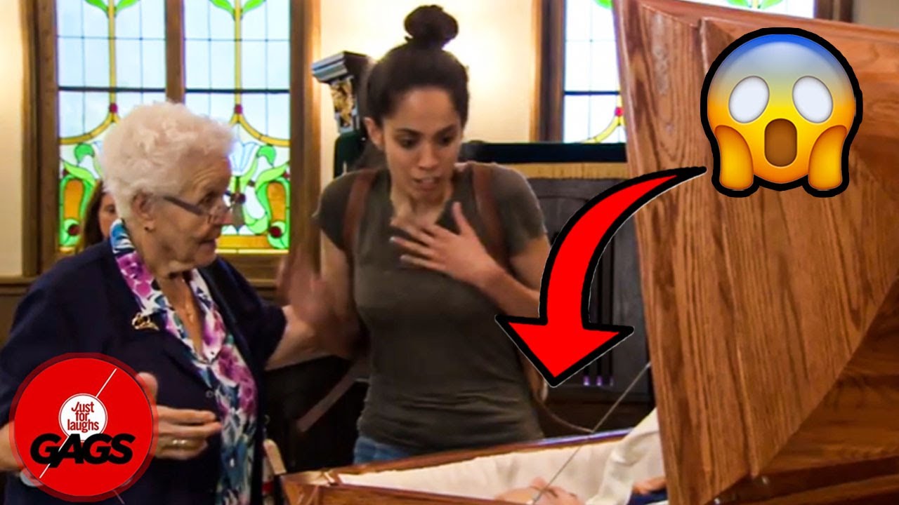 Scary Funeral Prank | Just For Laughs Gags
