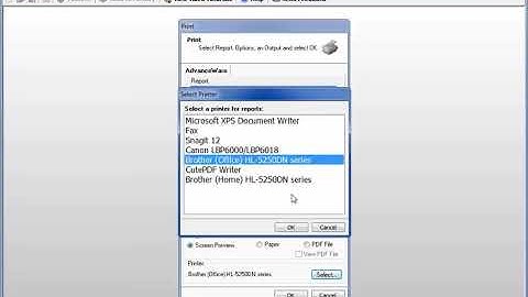 Conestoga Con-Nex -Printing Reports