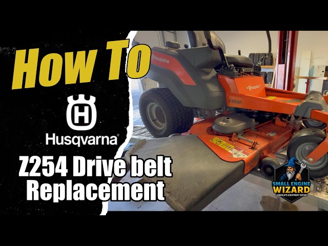 husqvarna z248f husqvarna z254 belt replacement Husqvarna z254 drive belt replacement