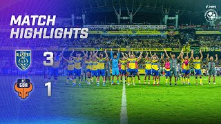 Highlights - Kerala Blasters 3-1 Fc Goa Mw 6, Hero Isl 2022-23