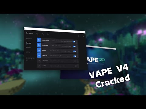 VAPE V4 CRACKED | VAPE 4.04 | 1.7.10 1.8.9 1.12.2 (FORGE) |