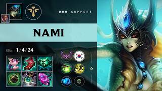 Nami Support vs Taric - KR Master Patch 26.16