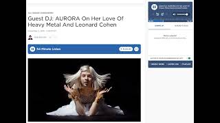 Aurora - Quote 256: „Puppet“ - „It Was Supposed To Be A Christmas Gift For My Parents …“(2016 - 11 - 02)