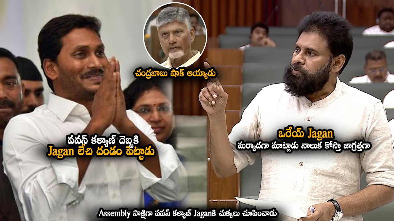 Assembly సాక్షిగా పవన్ కళ్యాణ్ Jaganకి చుక్కలు చూపించాడు || Pawan kalyan Gave Mass WARNING To Jagan