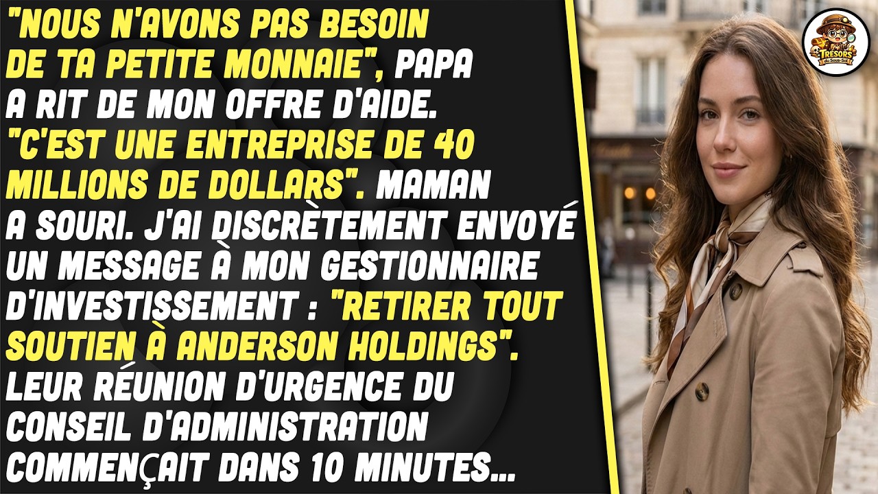 Ma Famille Rejette Mes 300k Alors Que Je Contrôle Secrètement Tout Leur Financement.