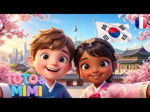 Voyage en Corée du Sud – Toto & Mimi (Comptine pour enfants) 🇰🇷