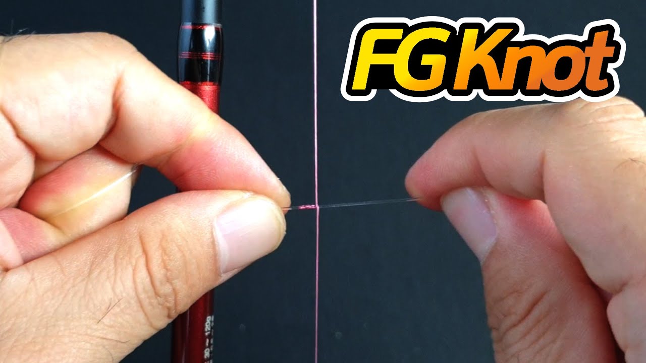 낚시대 만으로 FG노트 쉽게 묶기(쇼크리더매듭, 낚시매듭)