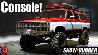 SnowRunner: NEW, Realistic CHEVY SUBURBAN Squarebody!! (CONSOLE FRIENDLY)