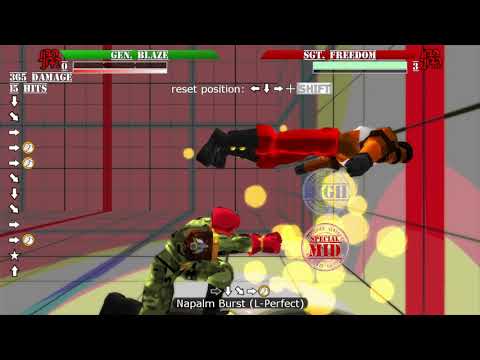 Andbox Combo Challenge Entry Day 6: Motionsickness Blaze Double Super 464 (155%) Damage Combo