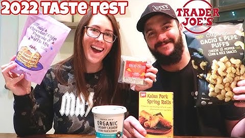 First Trader Joe’s Taste Test in 2022! Trying all their New Food
