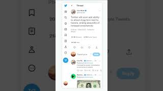 Elon Musk to add long form text and monetization to Twitter