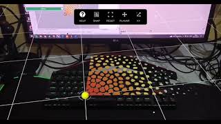 interactive augmented reality scale object with point attractor