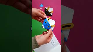 Rabbit bookmark:Cute rabbit bookmark,DIY Easter Bunny Corner Bookmark Easy Simple:easy origami