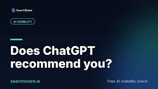 Does ChatGPT Recommend Your Business Here's How to Check (Free)