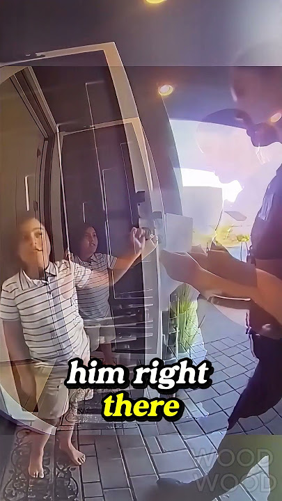 She knocked on the door… but didn’t expect this 😱