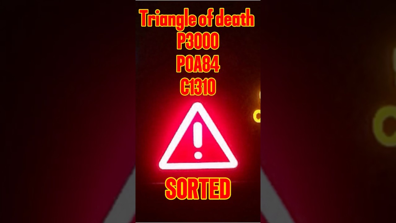 Toyota Prius triangle of Death P3000/P0A84/C310 Repaired