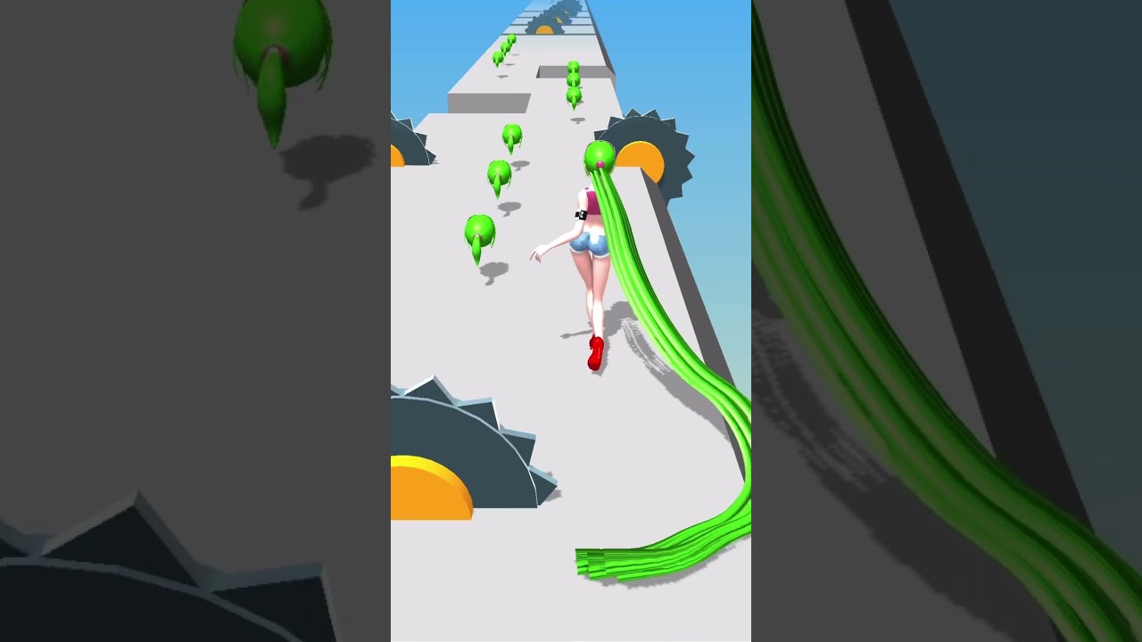 Hair Rush game 3D! - Gameplay Walkthrough (iOS & Android) 