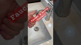 How To Install a Bathroom Sink Faucet &amp; Drain (No Leaks!) 🔧💧#diy #plumbing #howto