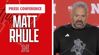 Nebraska Football Head Coach Matt Rhule on his contract extension ahead of USC game I GBR