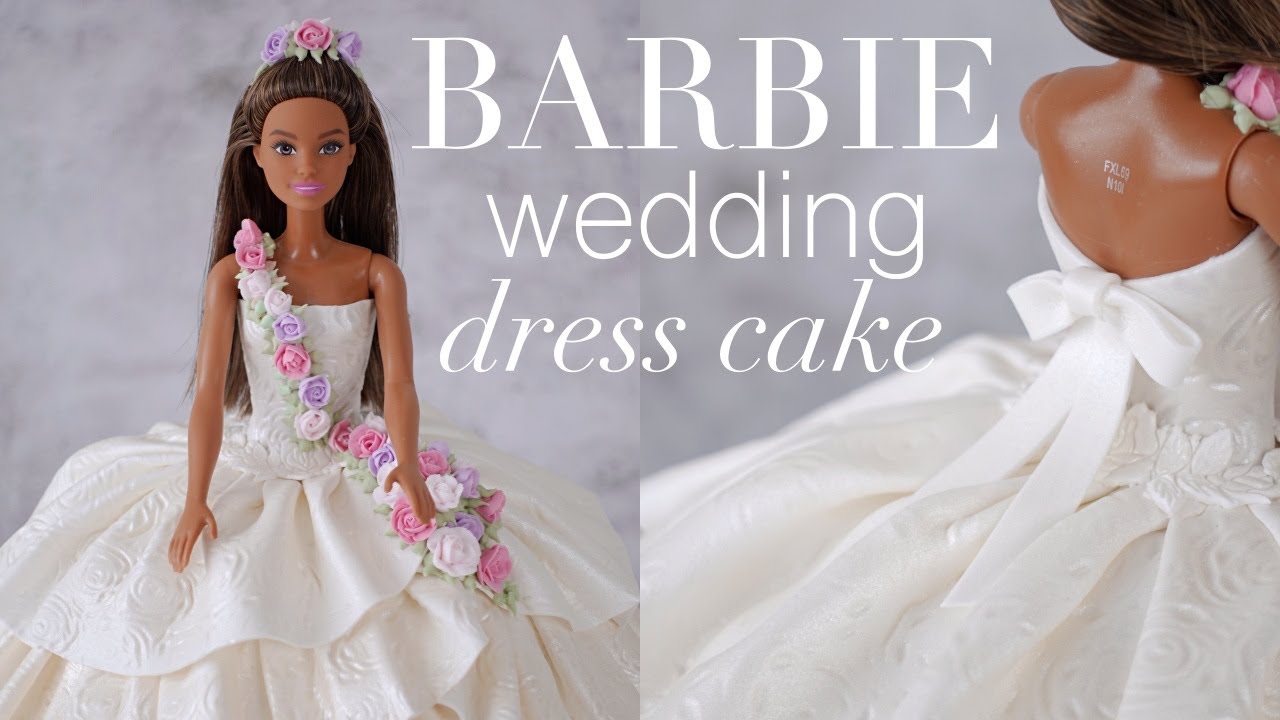 Princess Doll Cake | Wedding Dress Cake | Creative Cake Decorating Ideas 웨딩드레스 케이크