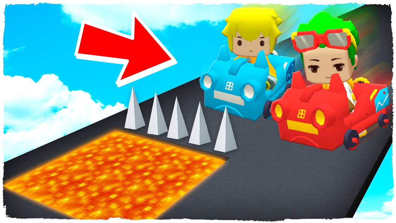 ¡CARRERA CON TRAMPAS EN MINI WORLD!