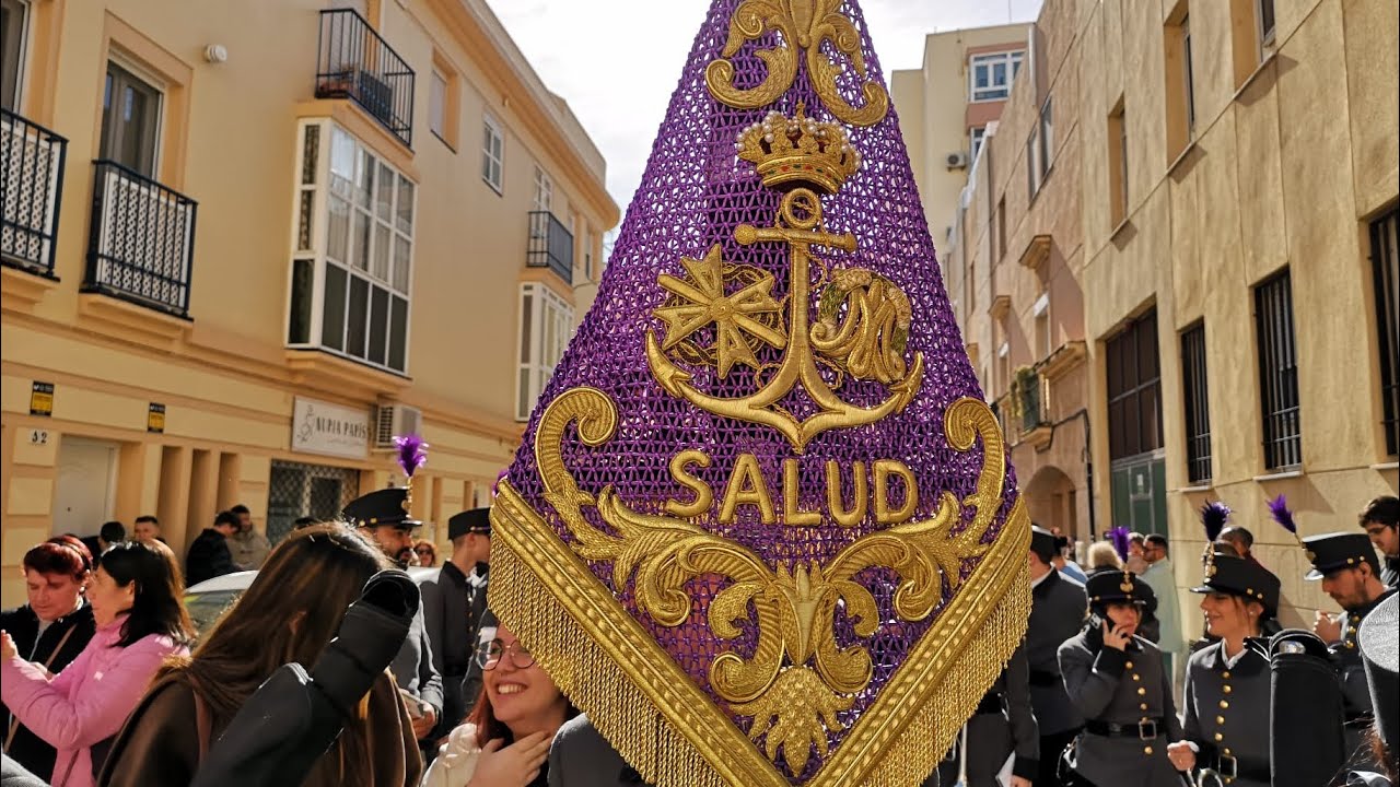 AM La Salud con Jesús de la Paz (Borriquita), procesión Cristo Rey, Cádiz noviembre 2025