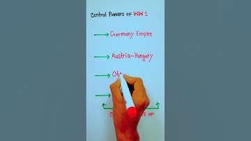 Central Powers of WW1 | Central Empires of WW1 | WW1 || 5min Knowledge