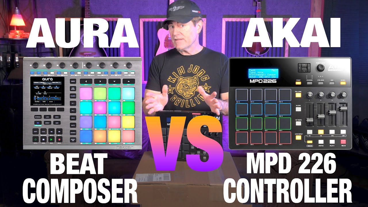 Nektar Aura Beat Composer против Akai MPD 226. Сможет ли Aura превзойти почтенный контроллер Akai...